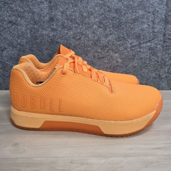 NOBULL Outwork Edge Training Shoes Men's Size 10 Bright Orange Sneakers MINT - Picture 1 of 12